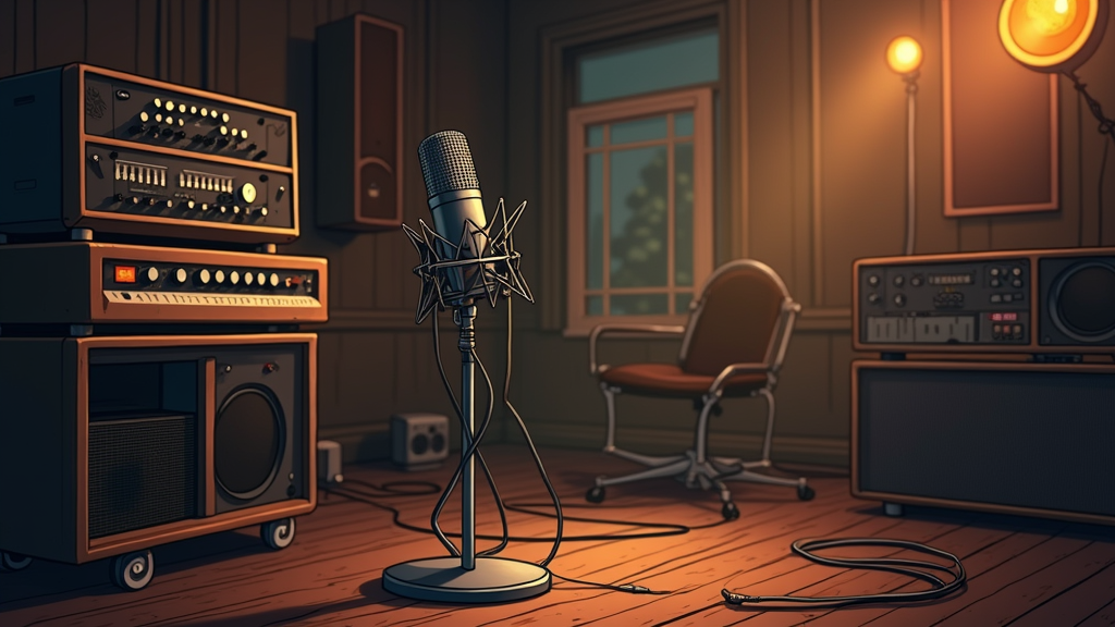 Voice recording studio equipment